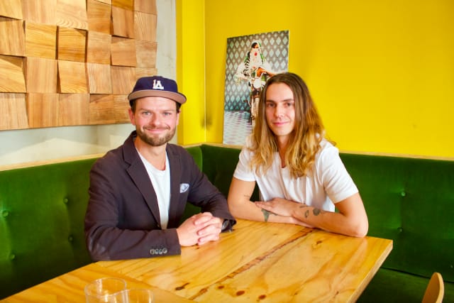 Hawaii-miehet Ville Relander ja Richard McCormick.