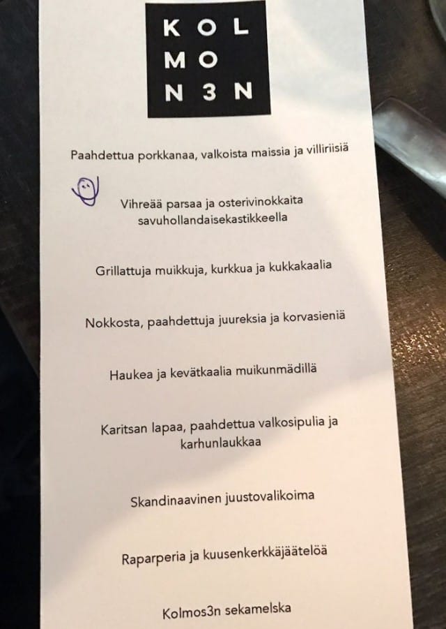 Illan menu