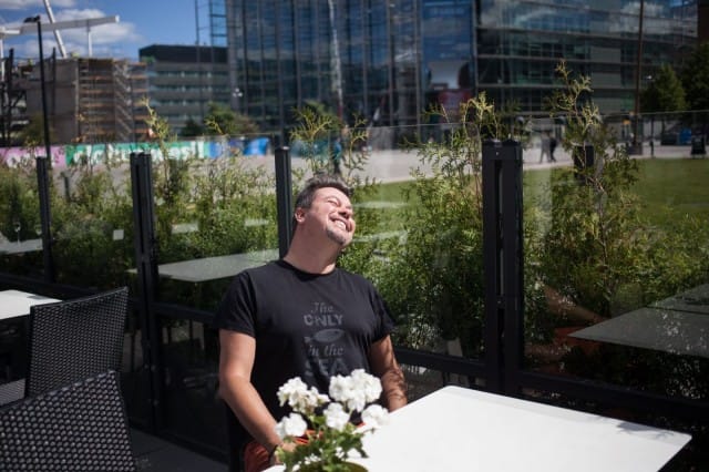 Kauniina kesäpäivänä sopii nauttia.