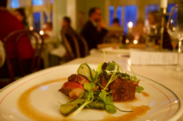 Säsongin kevätravintola Vårissa tarjoiltiin muun muassa jämsäläistä lammasta.