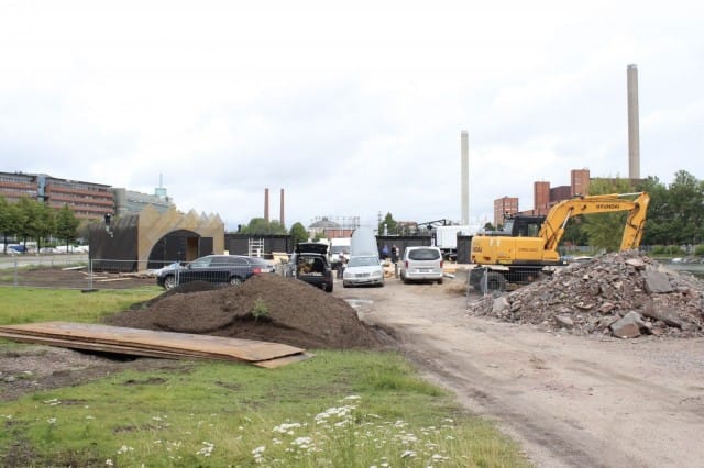 Leblon rakentuu parhaillaan Merihaan ja Suvilahden väliin.