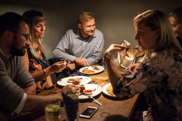 Ravintola Pööbelissä on kiva tunnelma.