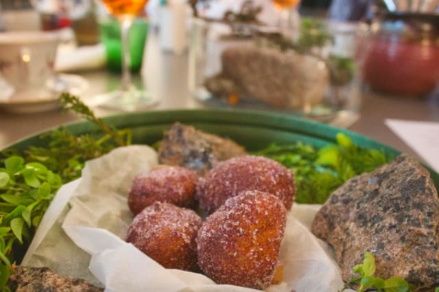 Food & Fun Turku sai alkunsa Kustavin Kipinästä. Kuva Kustavin Kipinän pop up -ravintolasta kesältä 2017.