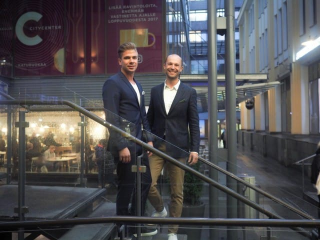 Matti Sarkkinen ja Anders Westerholm.