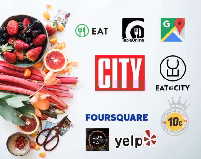 Maailmalta löytyy hakukoneita. Vain 2 näistä on alustataloudessa. City Digitalin EatAndTheCity sekä Google.