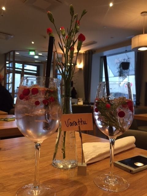 Tyyliä Bryggman's ravintolan tapaan.