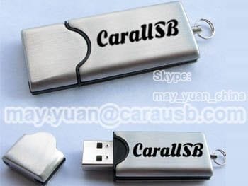 metal usb flash drives 8gb CaraUSB branded promotional gifts