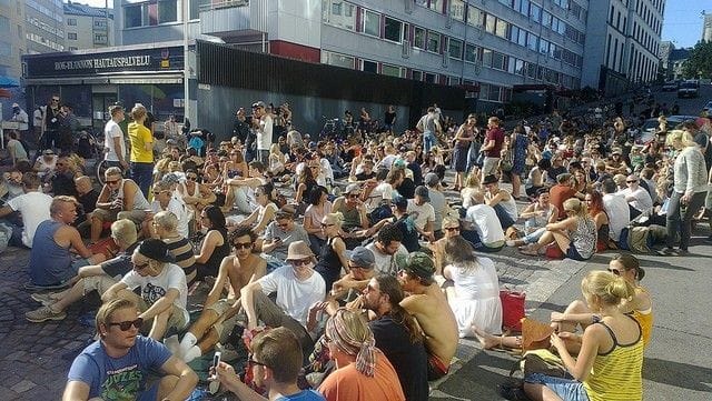 Näin rennosti kaduilla otettiin vuoden 2013 Kallio Block Partyissä.