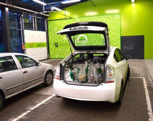 Prisman noutopisteitä on laajasti pääkaupunkiseudulla.