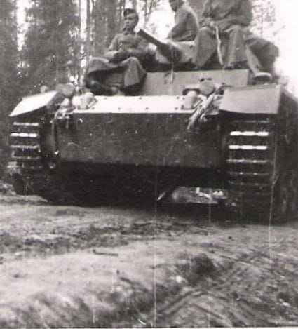 Saksalainen panssari Kiestingissä