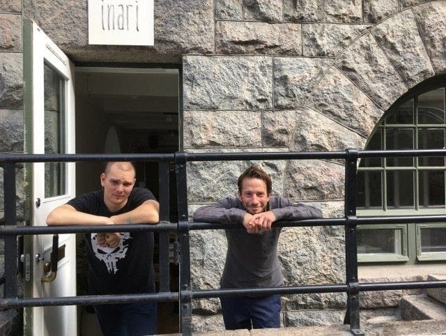 Kim Mikkola (vas.) ja Johan Borgar avasivat ravintola Inarin Albertinkadulle kesällä.