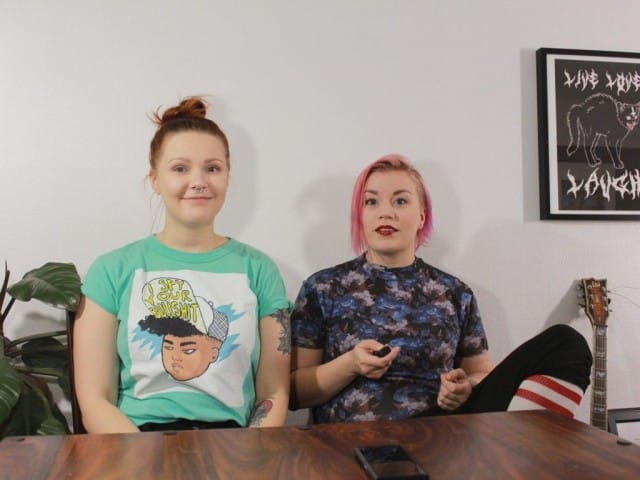 Mirja Kolttola ja Henna Paavola välttelevät uuden materian ostamista vuoden 2019 ajan.