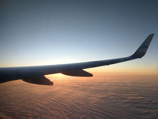 Saksaan menee hyvin lentoja, monesti melko aikaisin ennen heräämistä.