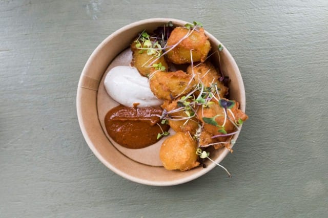 Ravintola Kuurnan The Best Potatoes in Town oli nimensämukainen annos.