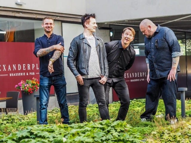 Angelo Dinato, Sampo Kantele, Alexander Gullichsen ja Jukka Nykänen muodostavat Alexanderplatsin rautaisen ydintiimin.