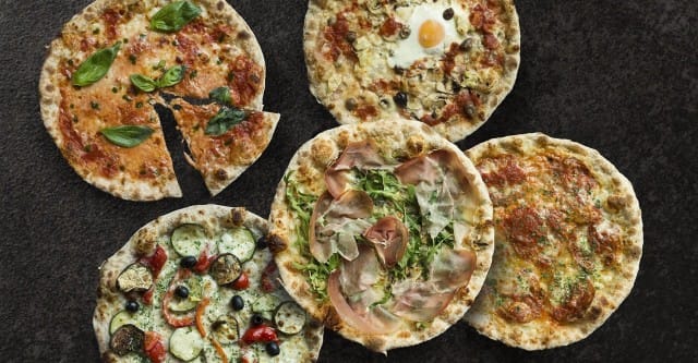 Baccon pizzoissa käytetään parhaita italialaisia raaka-aineita.