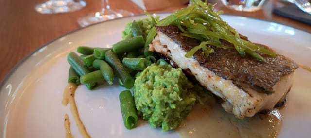 Vihreä turska-annos