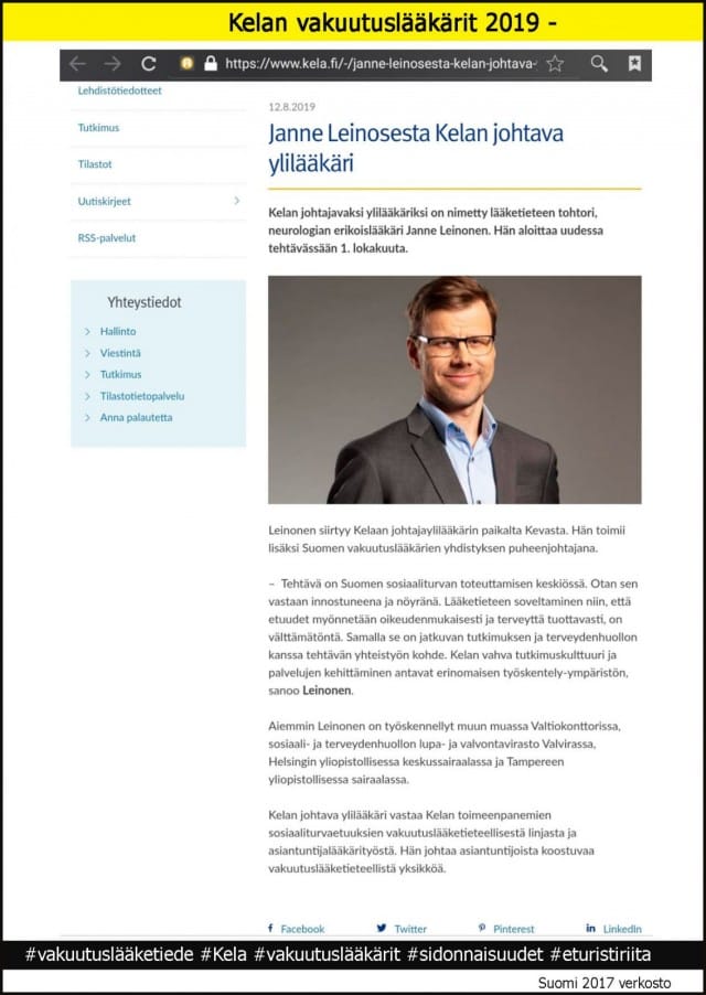 Nuoremmat sukupolvet myös Kelassa johtopaikoille.