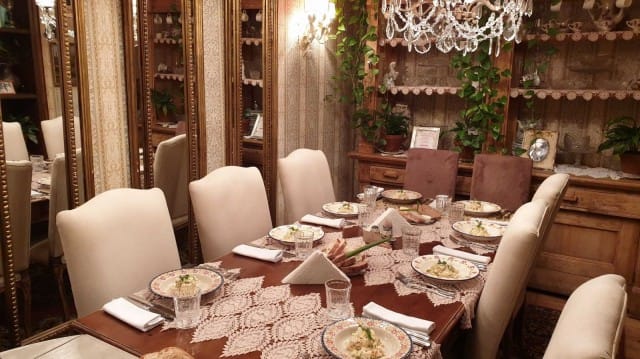 Neuvostonostalgiaa ravintola Mari Vannassa.