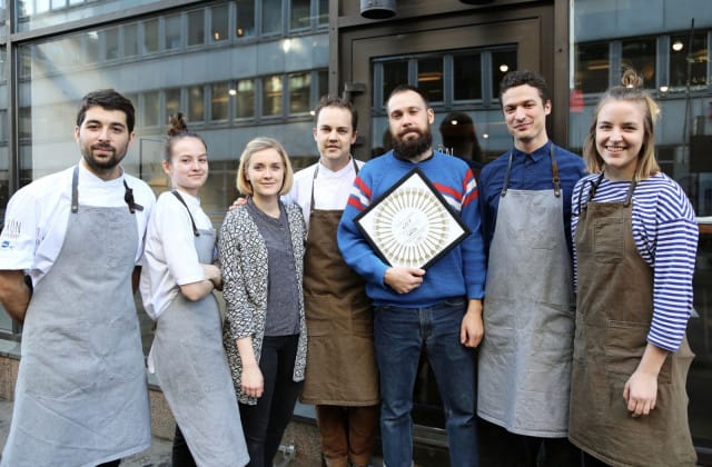 Grön valittiin vuoden ravintolaksi 2017.