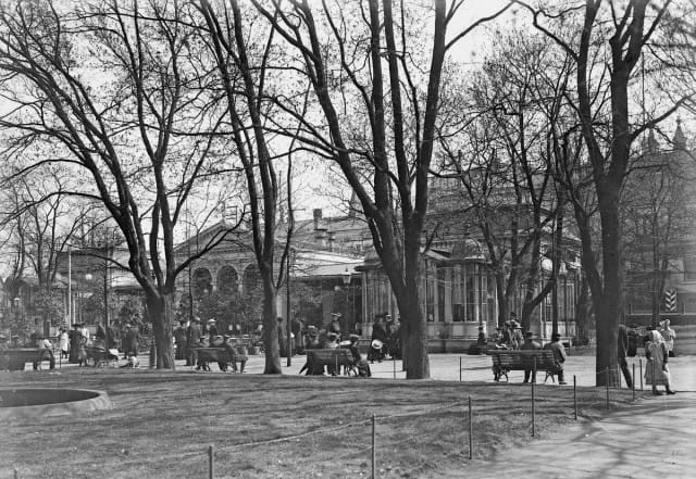 Kappelin kuhinaa vuonna 1900-luvun alussa.