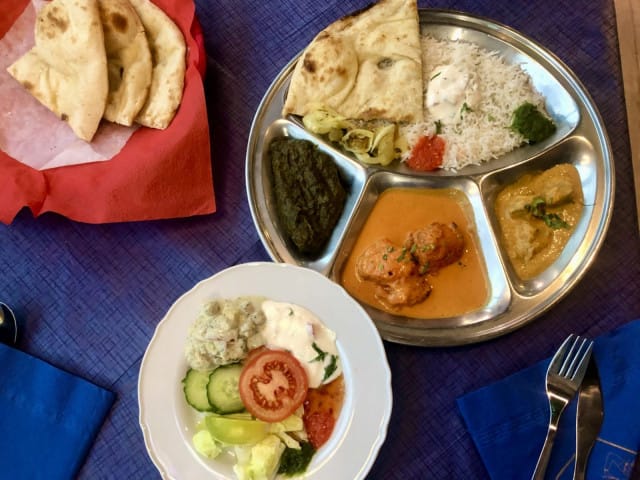 Maharaja Express tarjoaa intialaisia makuja.