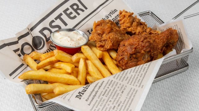 Jumbossa voit nauttia nyt edullisesti erilaisia deep fried -aterioita.