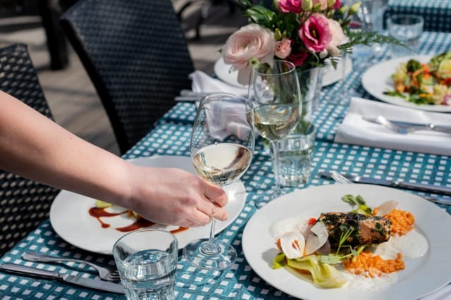 Wanha Makasiini on helmi Lappeenrannan satamassa.