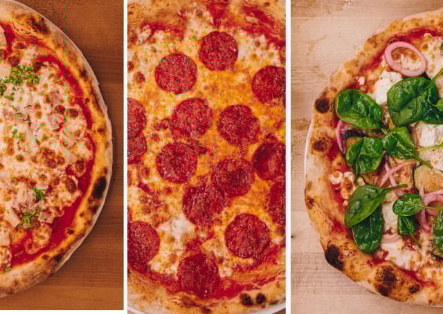 SYÖ!-viikoilla pääset testaamaan kympillä kolmea erilaista pizzaa.