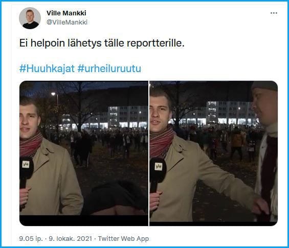 Ken on tuo elohopean nopea vilauttaja?