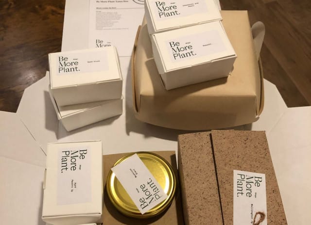 Be More Plant -boksissa on purkki poikineen.