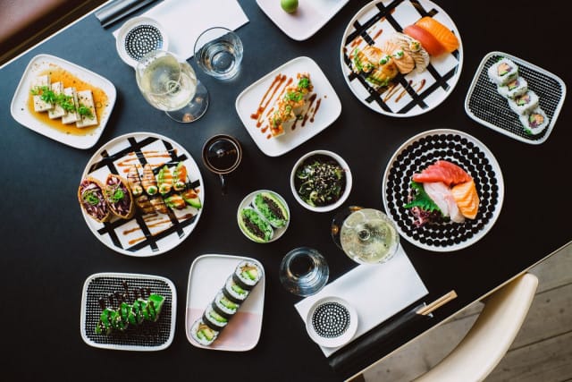 Sushibar+Wine löytyy nyt myös Iso Omenan kivijalasta.