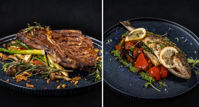 Josper-hiiligrillissä valmistetut annokset vievät kielen mennessään.