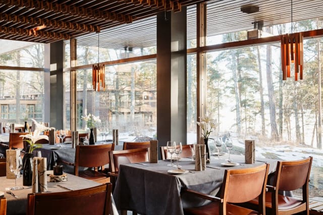 Ravintola Furusta avautuvat maisemat ovat vertaansa vailla.