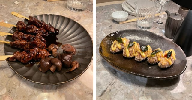 Sanchomen ruokalista koostuu niin ala carte -listan annoksista kuin maistelumenuista.