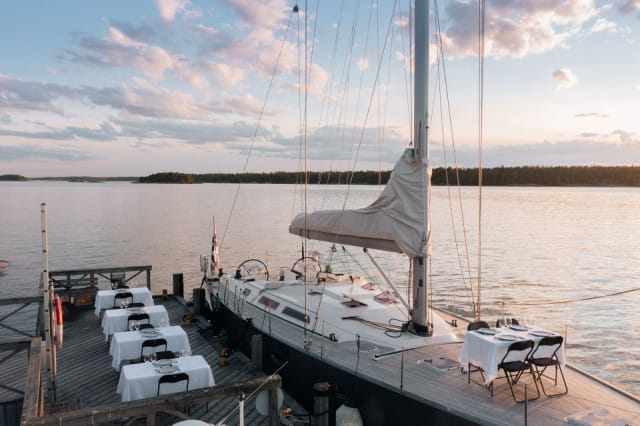 Ravintolasali on ihan omaa luokkaansa.