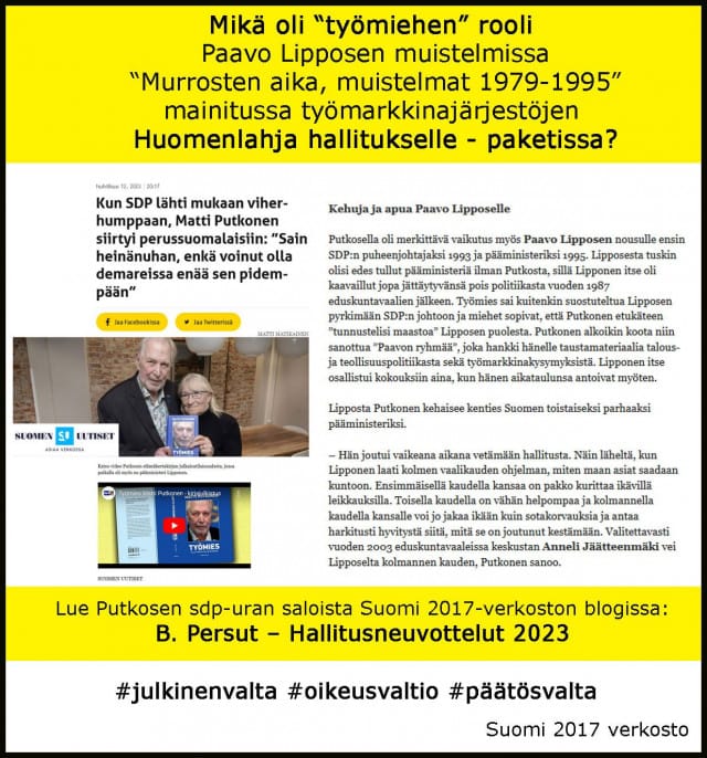 Vakuutusmafian rakentajana demareissa?