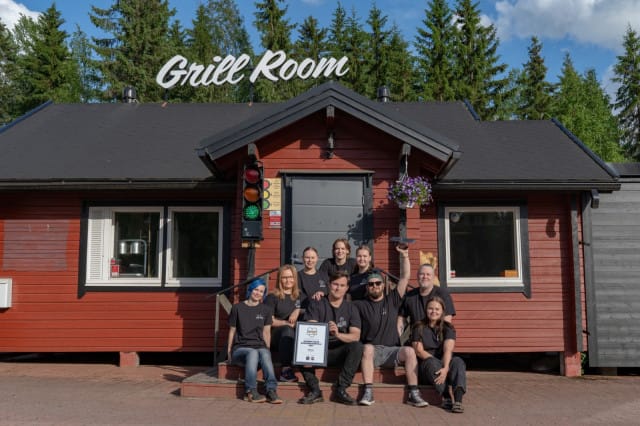 Suomen paras hampurilaisravintola on Grill Room Hankasalmi.