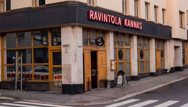 Kannaksen perinteisenä pysynyt julkisivu. Kuva: Ravintola Kannas