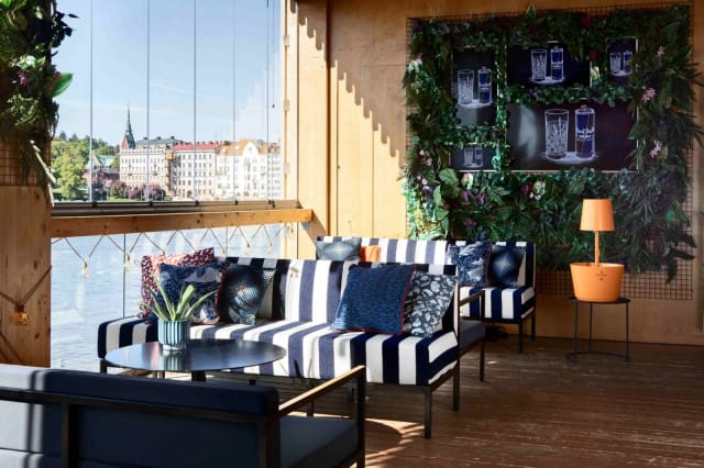 Altaan syysterassilla kesästä voi nauttia viileämmilläkin säillä.