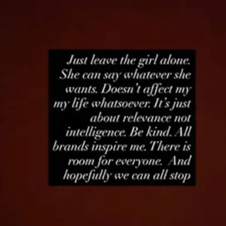 Kuvakaappaus Selenan vastakaneetista Instagramin tarinat-osiossa. Tarinat katoavat aina 24 tunnin jälkeen.