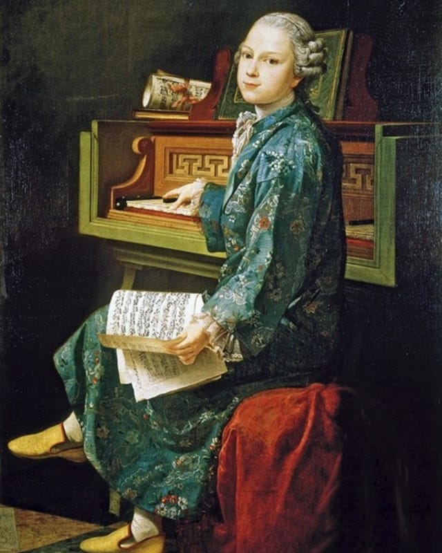 Mozart noin 11-vuotiaana.