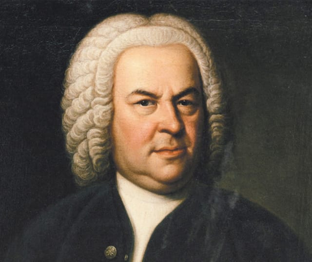 Öljymaalaus vuodelta 1748 Johann Sebastian Bachista.