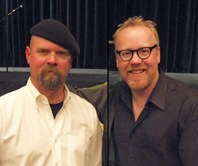 Myytinmurtajat Jamie Hyneman ja Adam Savage.