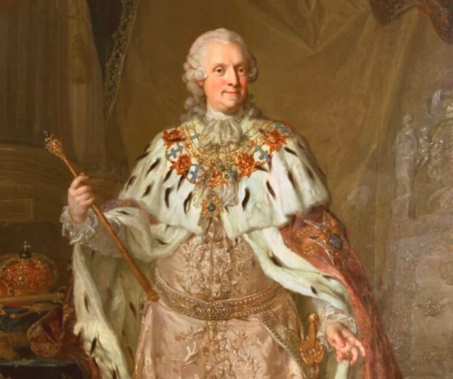 Lorens Paschin maalaus Adolf Fredrikistä.