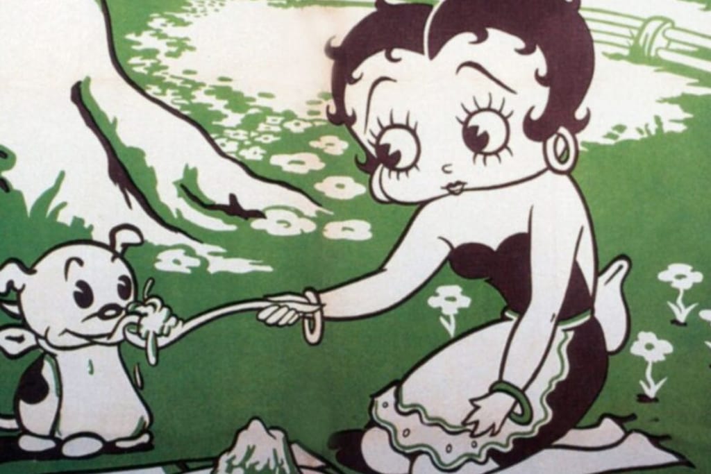 vanha kuva betty boop nimisestä animaatiohahmosta