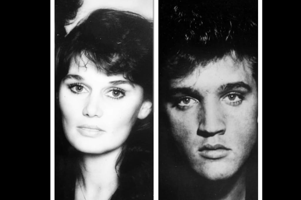 Vertailukuva nuoresta Desirée naisesta ja nuoresta Elvis Aaron Presleystä. Kuva on vertailukuva, joka on tehty Elviksestä esitettyjen isyysväitteiden vuoksi. 