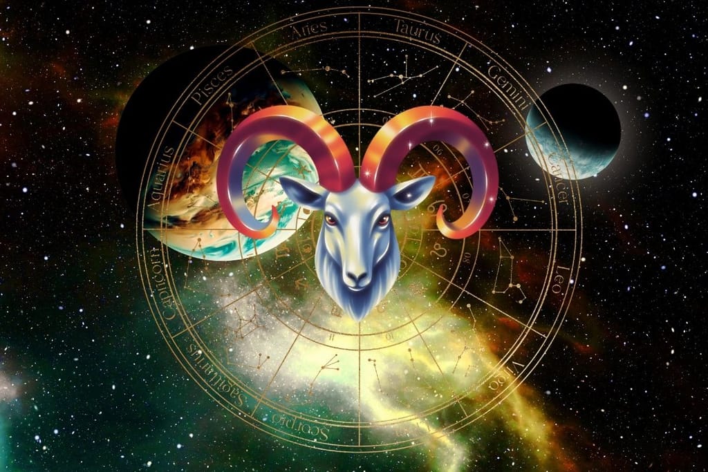 Oinaan horoskooppimerkki ja astrologinen kartta – Oinaan uusi kuu tuo suuria muutoksia