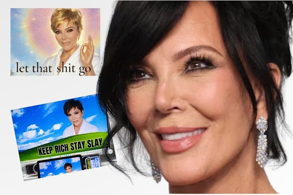 Kris Jenner -meemi leviää Aasiassa – kuvaa käytetään onnenamulettina somessa