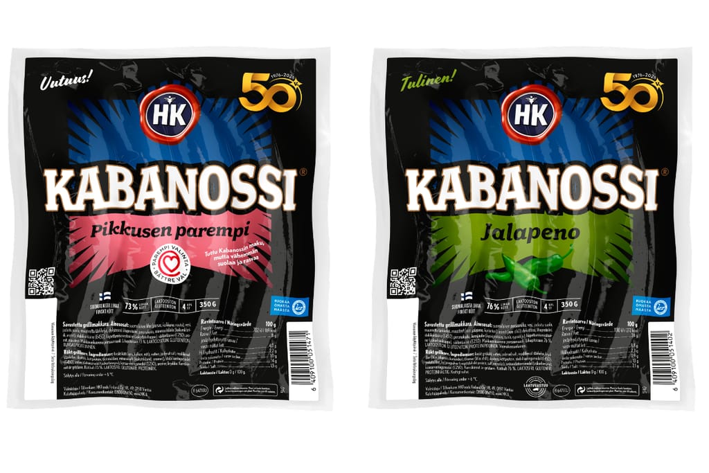 Kabanossin uutuusmakkaroita.